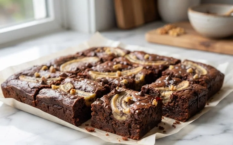 Banana Bread Brownies