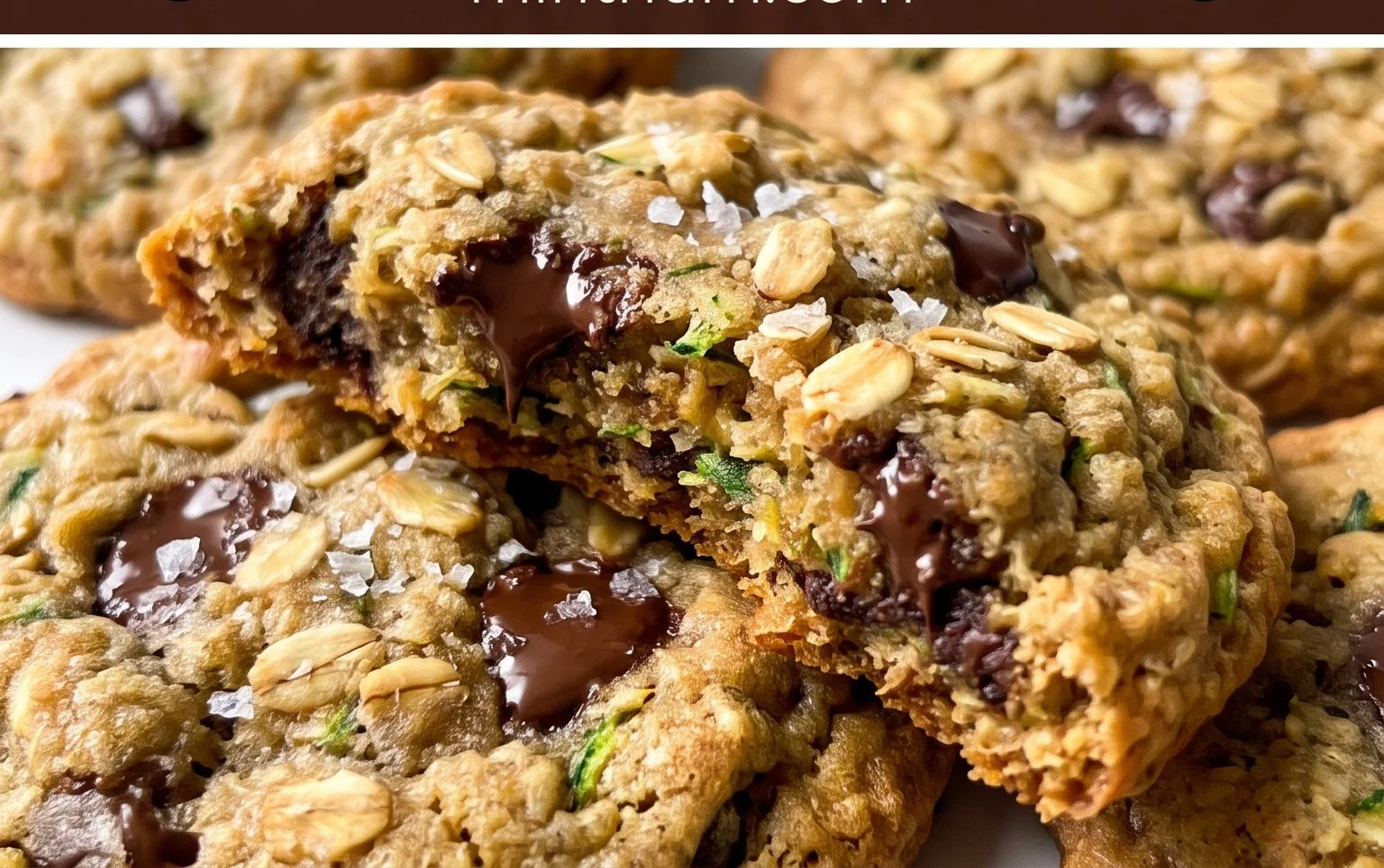 Homemade Zucchini-Oat Chocolate Chip Cookies