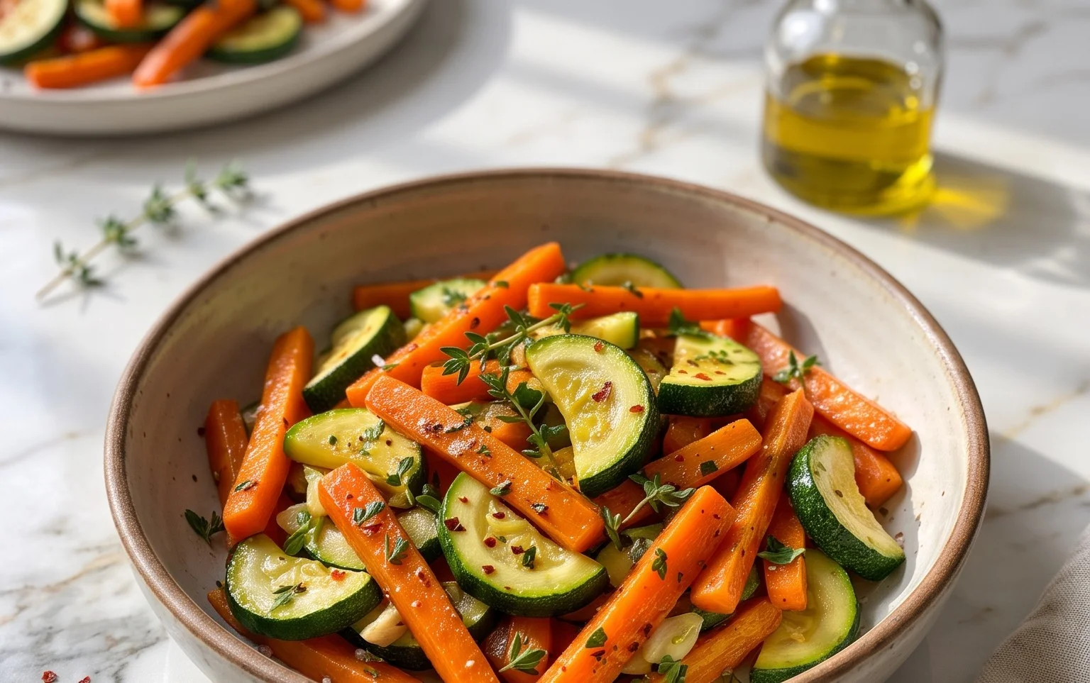 Sautéed Carrots And Zucchini Recipe