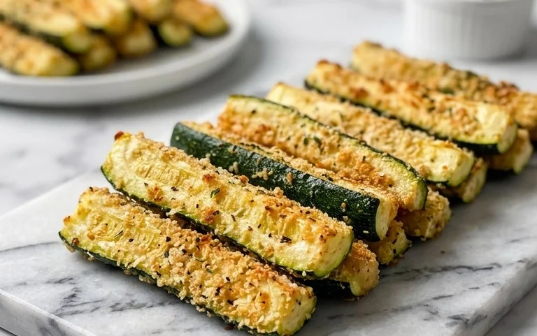 Baked Zucchini Sticks (Oven or Air Fryer)